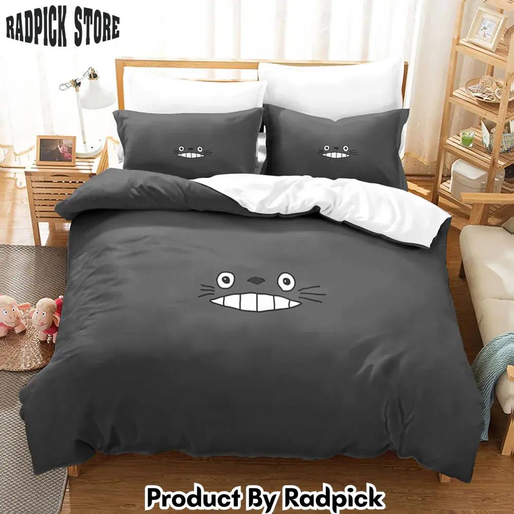 My neighbor totoro kids girls bedding sets duvet covers bed sheets  rp0419960